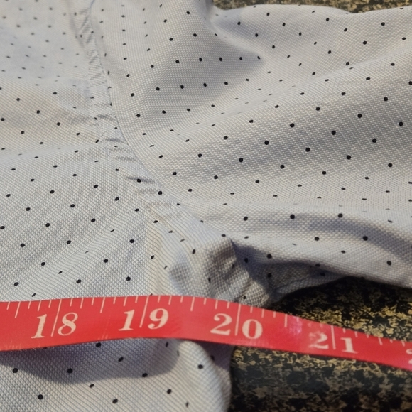 Denim & Flower Ricky Singh Light Blue Polka Dot Button Up Shirt Men's size M - Picture 14 of 16